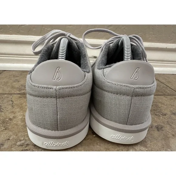 Allbirds Wool Piper Woven Pewter Gray Lace Up Shoes Women's Size 11 - Picture 9 of 10